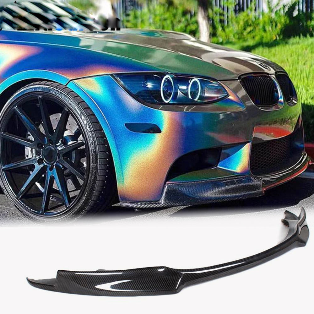 BMW 3 Series E90 E92 E93 M3 2008-2013 Front Bumper Lip Carbon Fiber-Ahacarbon
