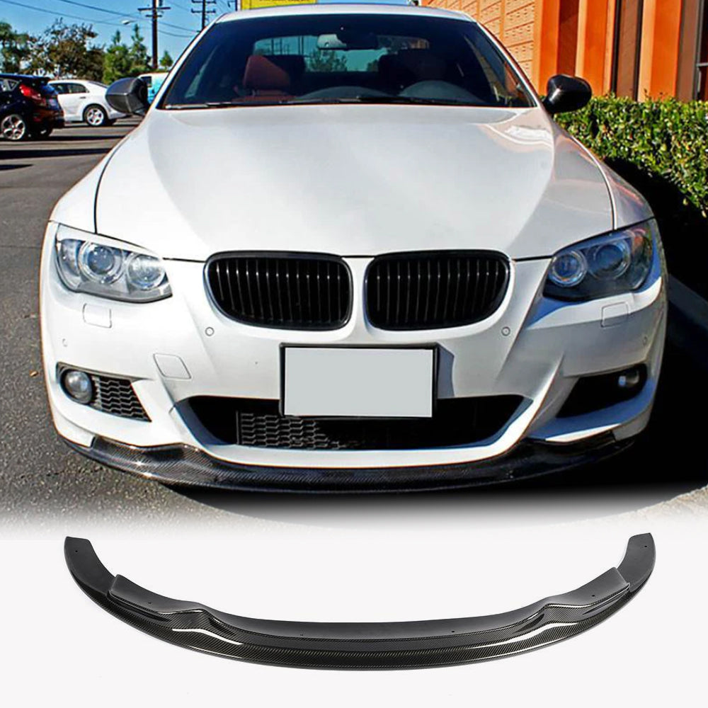 BMW 3 Series E92 E93 M Sport LCI 2010-2012 Front Bumper Lip Carbon Fiber/FRP-Ahacarbon