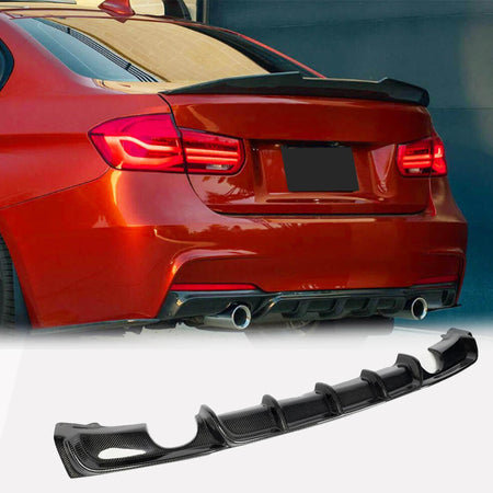 BMW3SeriesF30Msport2012-2018Rear BumperDiffuserCarbonFiber/FRP-Ahacarbon