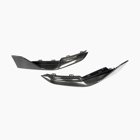 BMW 3 Series G80 M3 2021+ Rear Bumper Splitters  Carbon Fiber-Ahacarbon