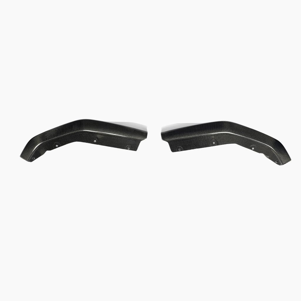 BMW 3 Series G80 M3 2021+ Rear Bumper Splitters  Carbon Fiber-Ahacarbon