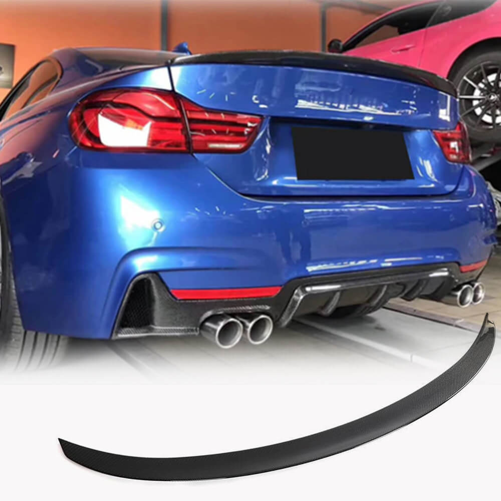 BMW 4 Series F36 2014-2019 Rear Trunk Spoiler Carbon Fiber-Ahacarbon