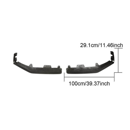 BMW X5M F95 Sport Utility 4-Door 2023UP Dry Carbon Fiber Front Bumper Lip Spoiler-Ahacarbon