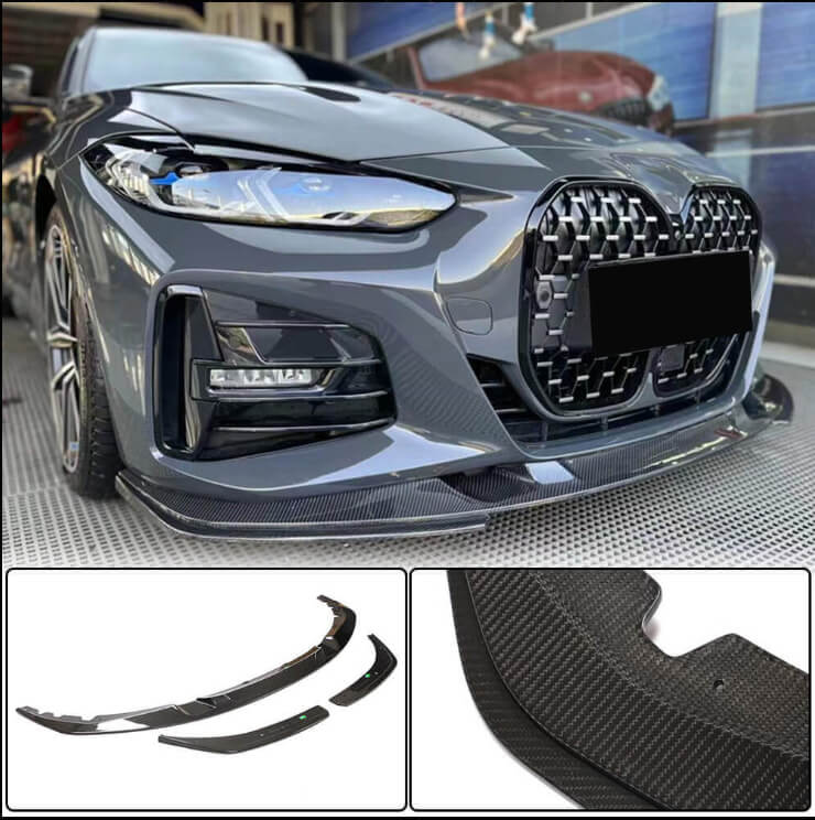 Carbon Fiber Body Kits for BMW 4 Series G22 G23 420i 430i M Sport M440i Front Bumper Lip Side Skirts Rear Diffuser Rear Trunk Spoiler