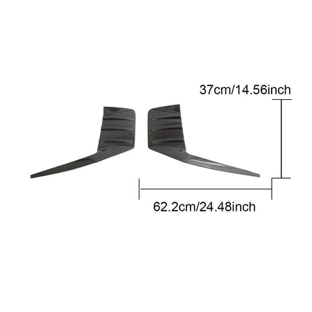 Carbon Fiber Rear Bumper Splitters for BMW M2 G87 2023+-Ahacarbon