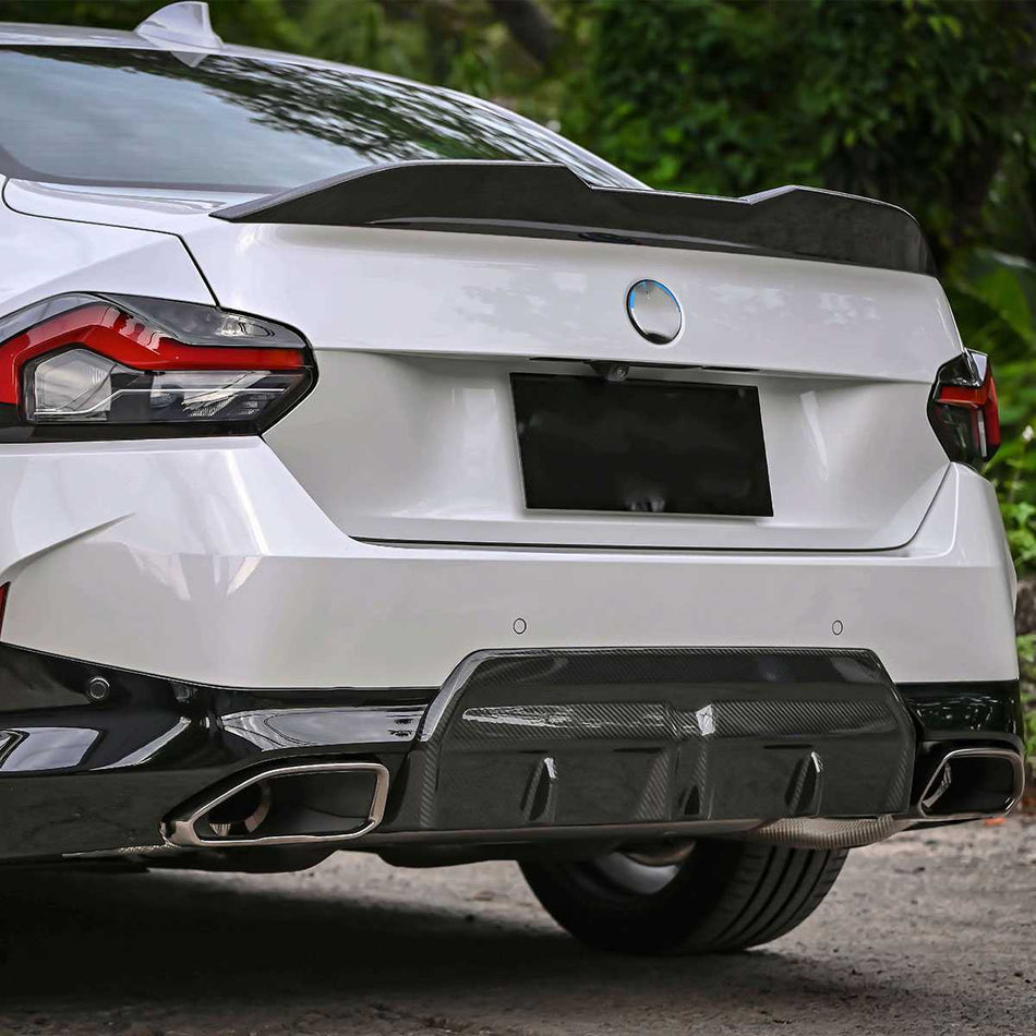 Carbon Fiber Rear Trunk Spoiler for BMW 2 Series G42 Coupé/G87 M2 2022+