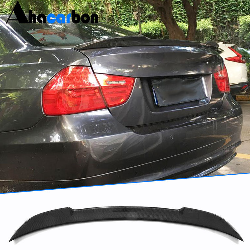 Carbon Fiber Trunk Spoiler for BMW 3 Series E90 Sedan Rear Boot Wing Lip | 316i 318i 320i 323i 325i 328i 330i 335i M3