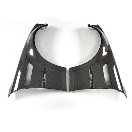 BMW E46 M3 carbon fiber front fenders with side air vents full set