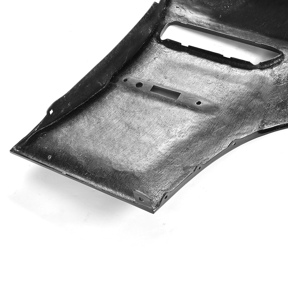 BMW E46 M3 carbon fiber front fender back side structure