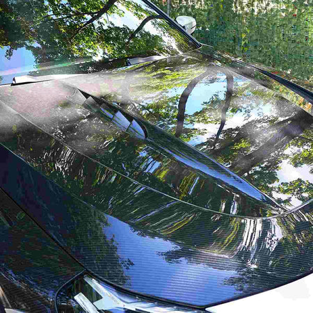 Dry Carbon Fiber Engine Bonnet Hood Cover for BMW M2 G87 2023+ - www.ahacarbon.com