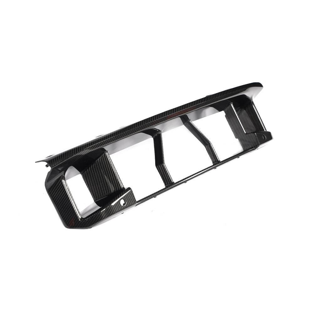 DryCarbonFiberFrontBumperCenterTrimforBMW2SeriesG87M2Coupe2023-2024-ahacarbon