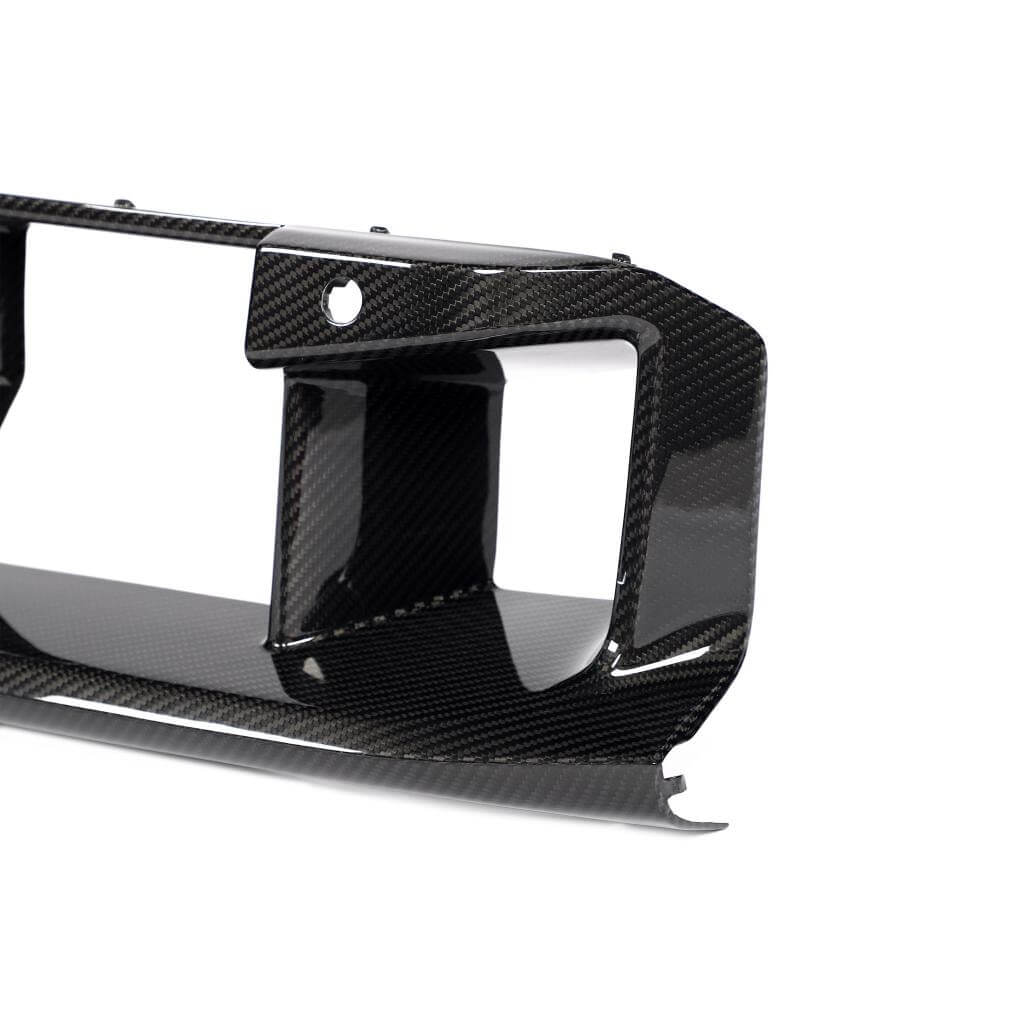 DryCarbonFiberFrontBumperCenterTrimforBMW2SeriesG87M2Coupe2023-2024-ahacarbon