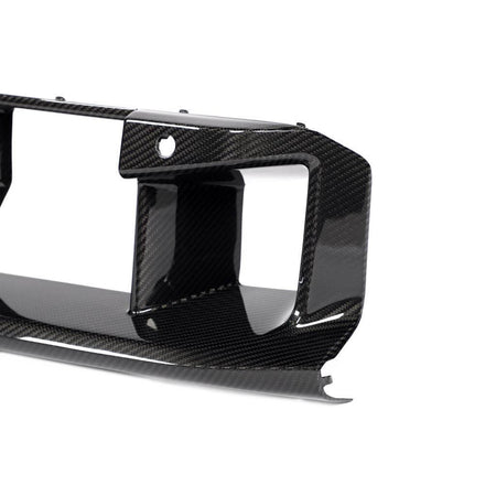 DryCarbonFiberFrontBumperCenterTrimforBMW2SeriesG87M2Coupe2023-2024-ahacarbon