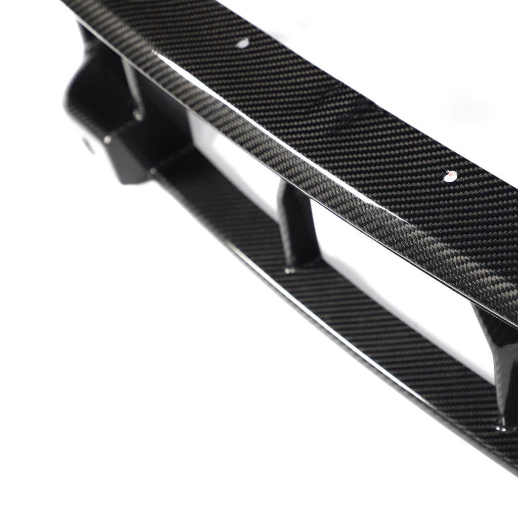 DryCarbonFiberFrontBumperCenterTrimforBMW2SeriesG87M2Coupe2023-2024-ahacarbon