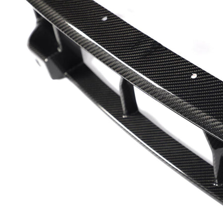 DryCarbonFiberFrontBumperCenterTrimforBMW2SeriesG87M2Coupe2023-2024-ahacarbon