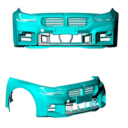 DryCarbonFiberFrontBumperCenterTrimforBMW2SeriesG87M2Coupe2023-2024-ahacarbon