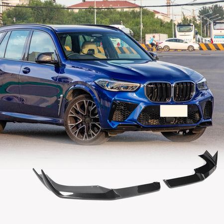 DryCarbonFiberFrontBumperLipforBMWX5MF95SportUtility4-Door2020-2022-ahacarbon