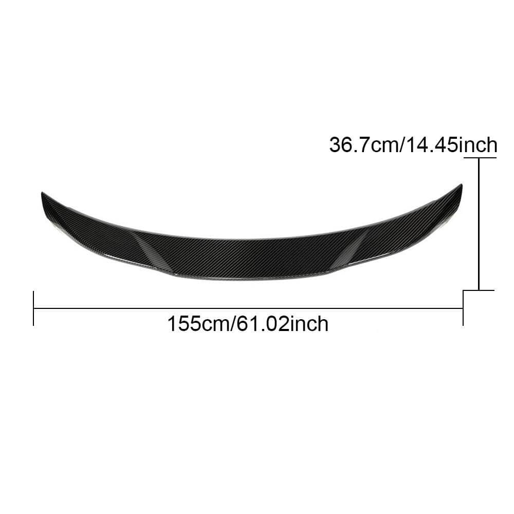 DryCarbonFiberRearTrunkSpoilerforFordMustangGTS65020242025
