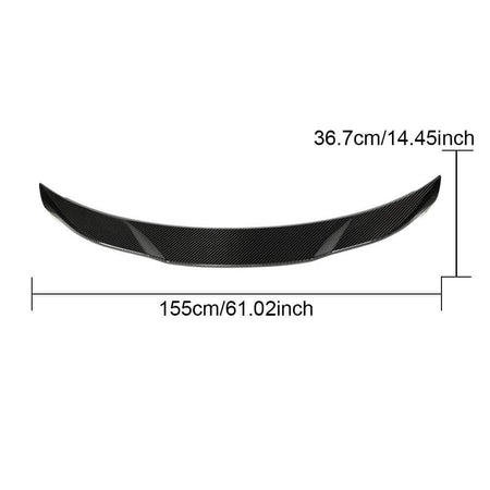 DryCarbonFiberRearTrunkSpoilerforFordMustangGTS65020242025