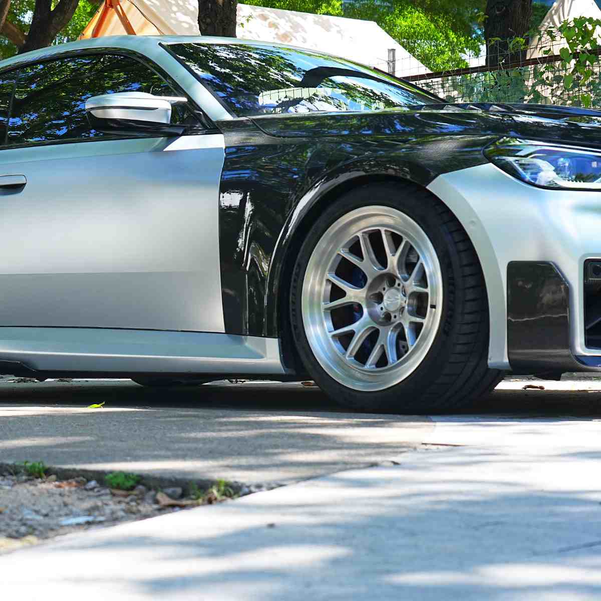 Dry Carbon Fiber Side Air Fender Vents for BMW M2 G87 2023+ - www.ahacarbon.com