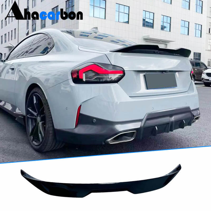 For BMW 2 Series G42 220i 230i Coupe 22-23 Glossy Black Rear Trunk Spoiler Boot Wing Lip Factory Outlet