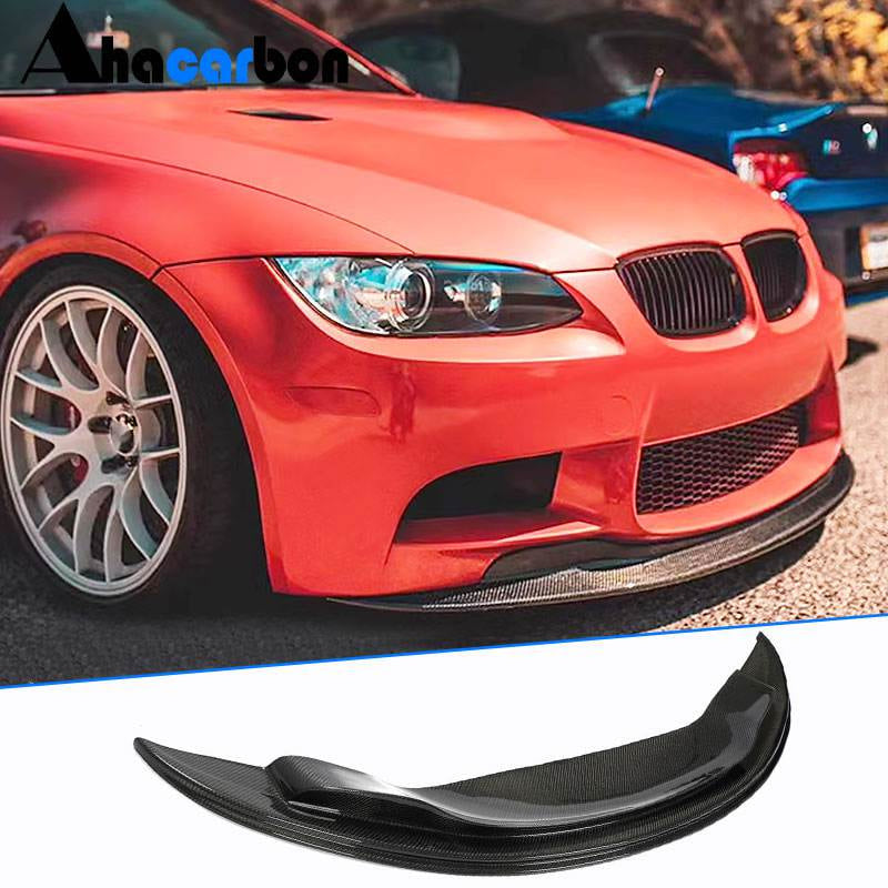 For BMW 3 Series E90 E92 E93 M3 Carbon Fiber Front Bumper Lip Spoiler Splitter Aero Body Kit