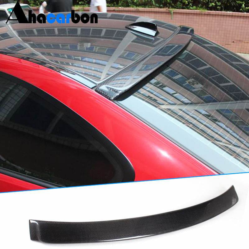 For BMW 3 Series E92 Carbon Fiber Rear Roof Spoiler Window Wing Lip | 320i 323i 325i 328i 330i 335i M3
