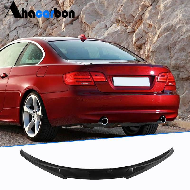 For BMW 3 Series E92 Coupe 2005-2013 Rear Wing Spoiler Lip Trunk Spoiler ABS
