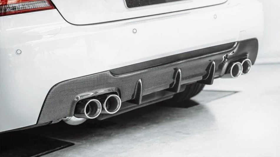 For BMW 3 Series E92 E93 M Sport Carbon Fiber Rear Bumper Diffuser Valance Lip | 320i 323i 325i 328i 330i 335i M Tech