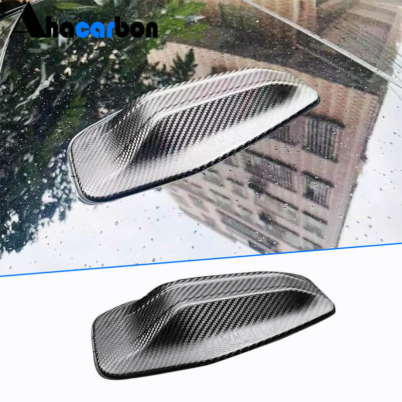 For BMW 5 Series I5 G60 G68 2024+ Carbon Fiber Shark Fin Roof Antenna Cover Trim Car Accessories