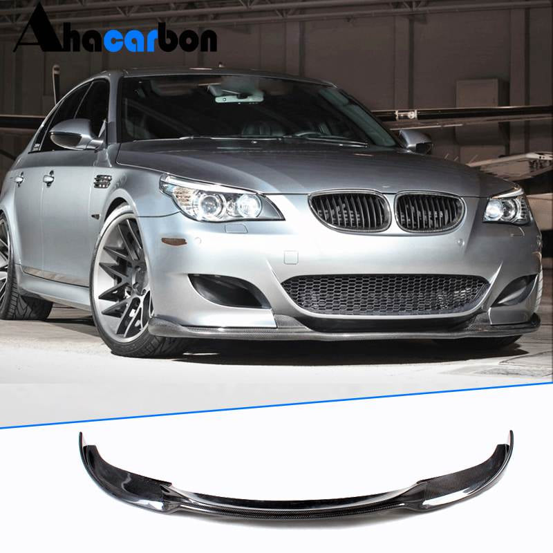 For BMW 6 Series E60 M5 Carbon Fiber Front Bumper Lip Chin Spoiler Wide Body Kit