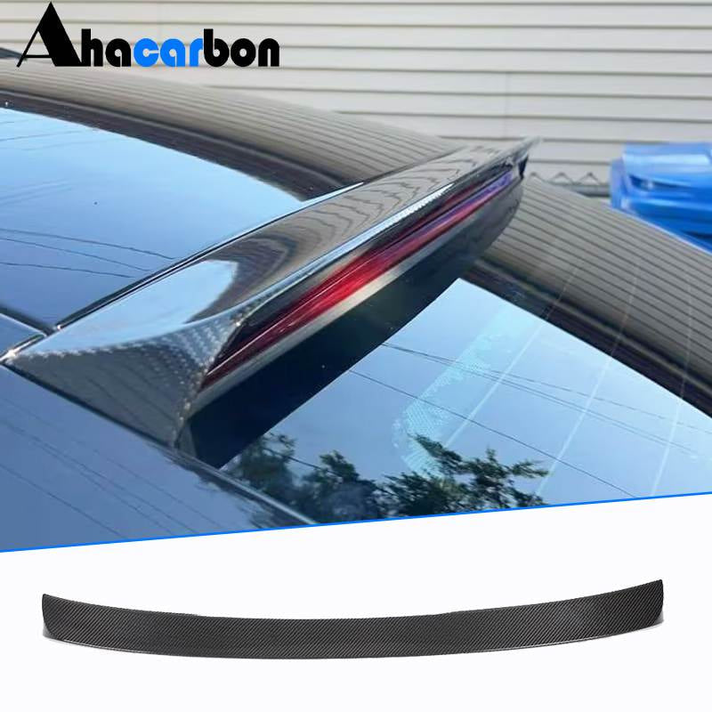 For BMW 6 Series F06 640i 650i M6 Gran Coupe Carbon Fiber Rear Roof Spoiler Window Wing Lip