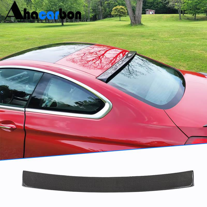 For BMW 6 Series F13 Coupe Carbon Fiber Rear Roof Spoiler Window Wing Lip | 640i 650i 640d M6