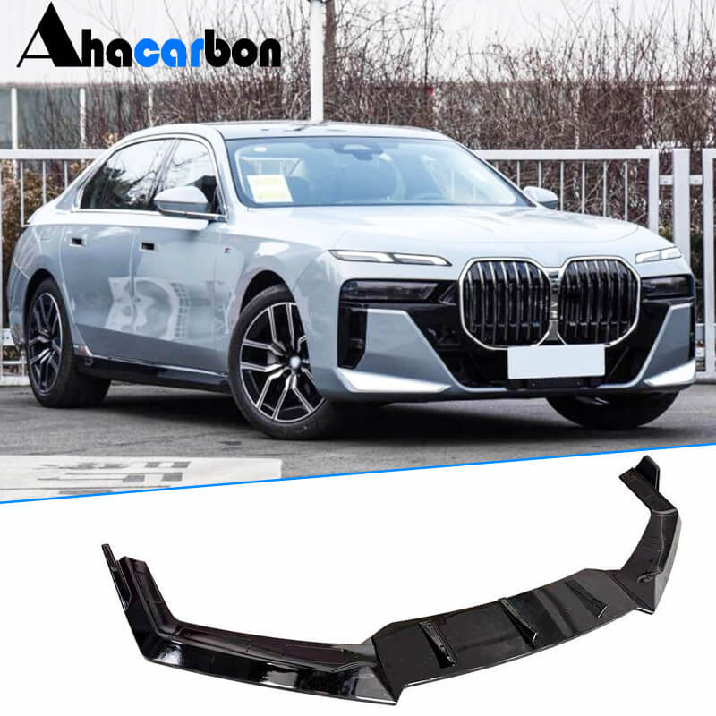 For BMW 7 Series G70 2023+ Gloss Black ABS Rear Trunk Spoiler Boot Wing Lip 3pcs/set