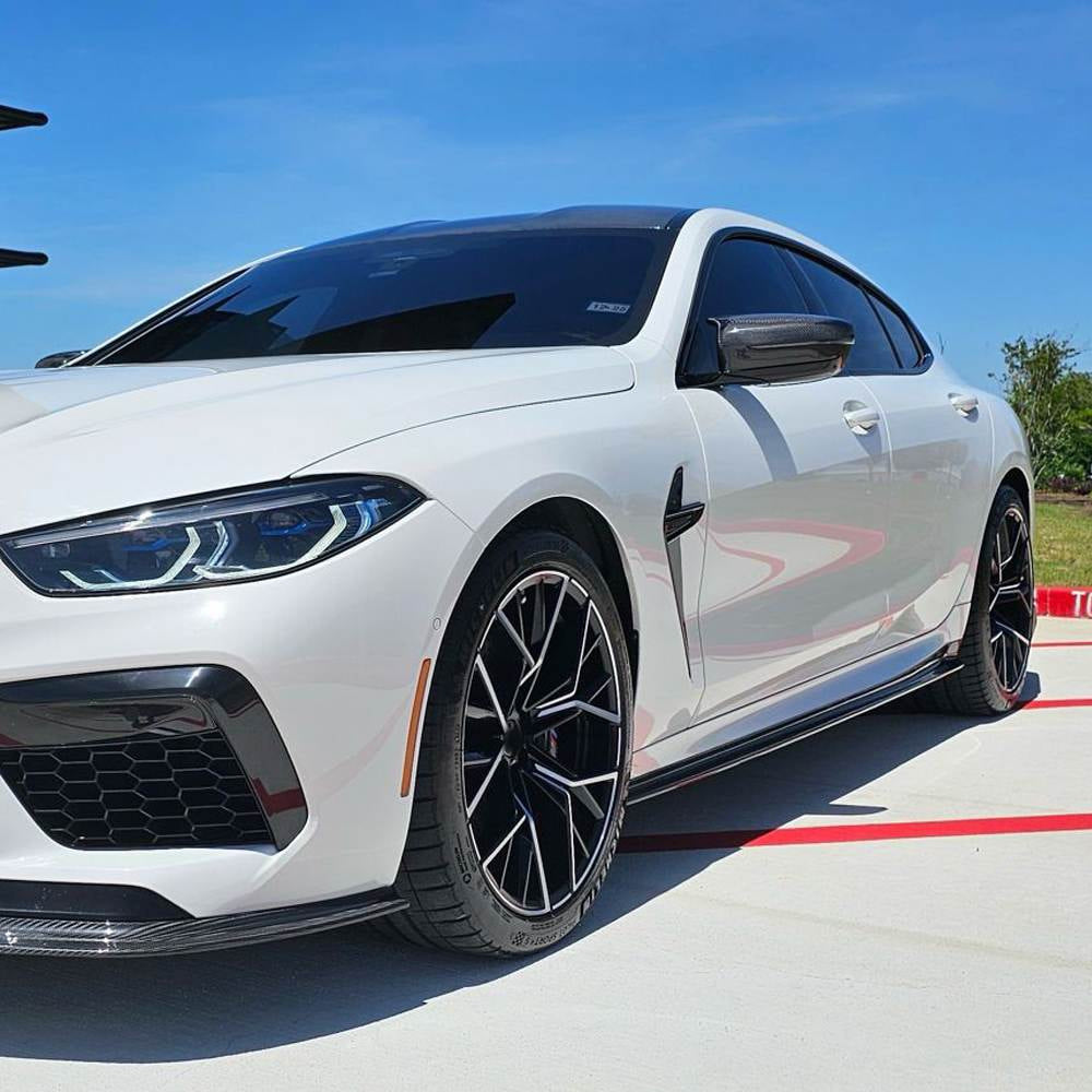 BMW G16/F93 M8 Dry Carbon Fiber Side Skirts Extension | Exterior Mods