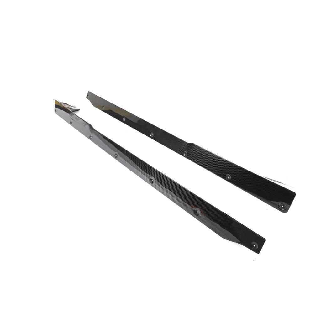 m2脚 BMW G87 M2 Carbon Fiber Side Skirts Extension | Exterior Mods