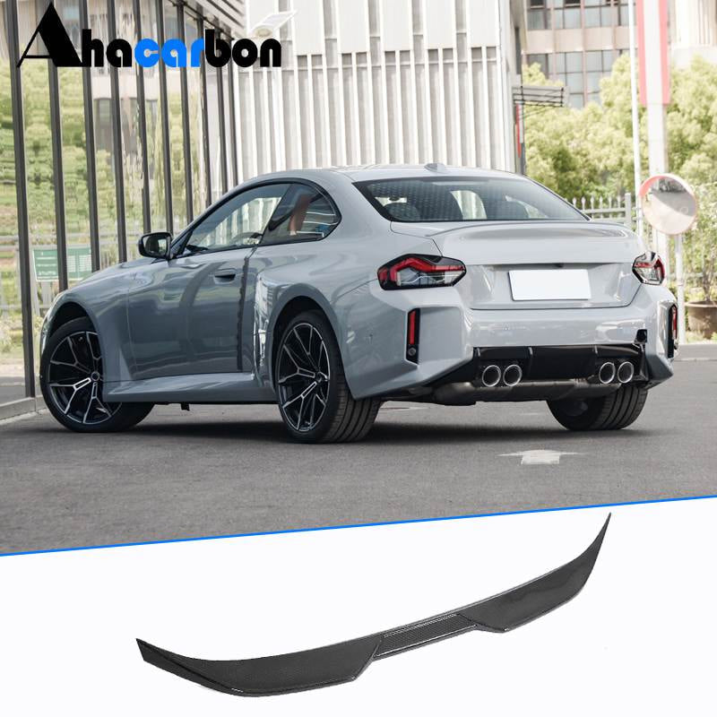 For BMW M2 G87 2022-2023 Dry Carbon Fiber Rear Trunk Spoiler Wing Lip