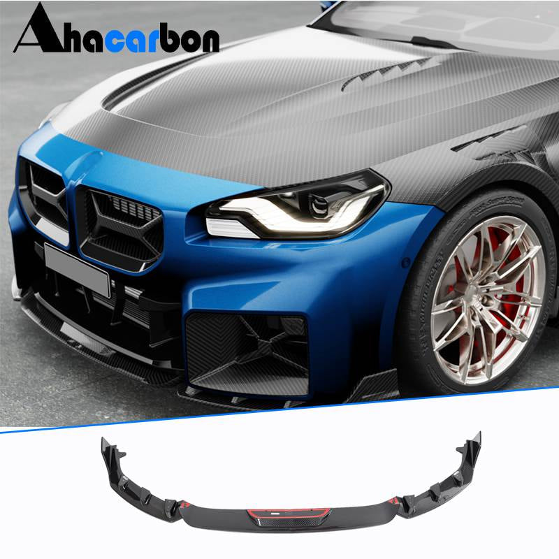 For BMW 2 Series M2 G87 Coupe 22-24 Dry Carbon Fiber Front Bumper Lip Spoiler