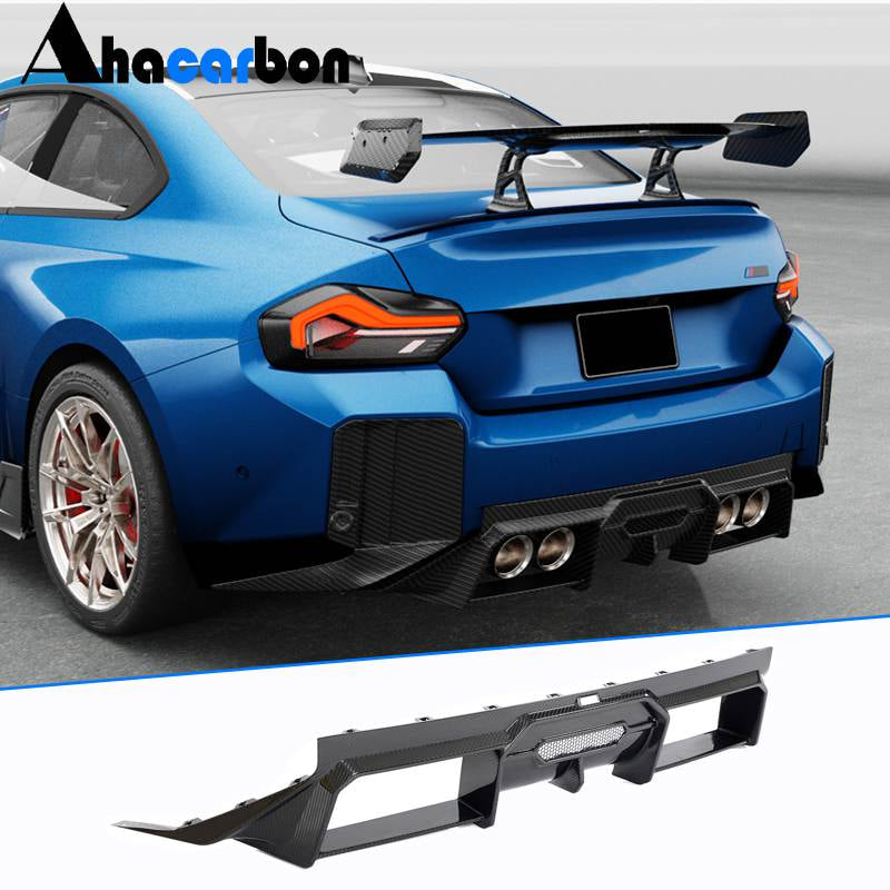 For BMW 2 Series M2 G87 Coupe 22-24 Dry Carbon Fiber Rear Bumper Diffuser Body Kit