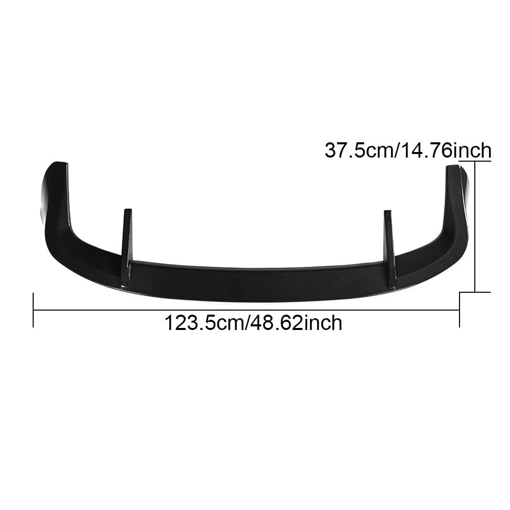 BMW X3 G01 M Sport rear roof spoiler size reference