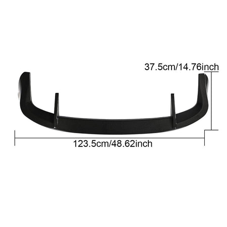 BMW X3 G01 M Sport rear roof spoiler size reference