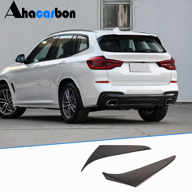For BMW X3 G01 xDrive30i M40i Carbon Fiber Rear Window Side Vent Spoiler Wing Lip