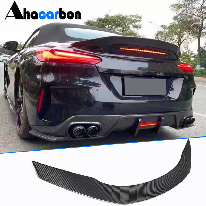 For BMW Z4 G29 sDrive20i/30i M40i 19-24 Carbon Fiber Rear Trunk Spoiler Boot Wing Lip