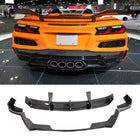 Chevrolet Corvette Z06 2022 Rear Bumper Diffuser Add-on Style Carbon Fiber-Ahacarbon