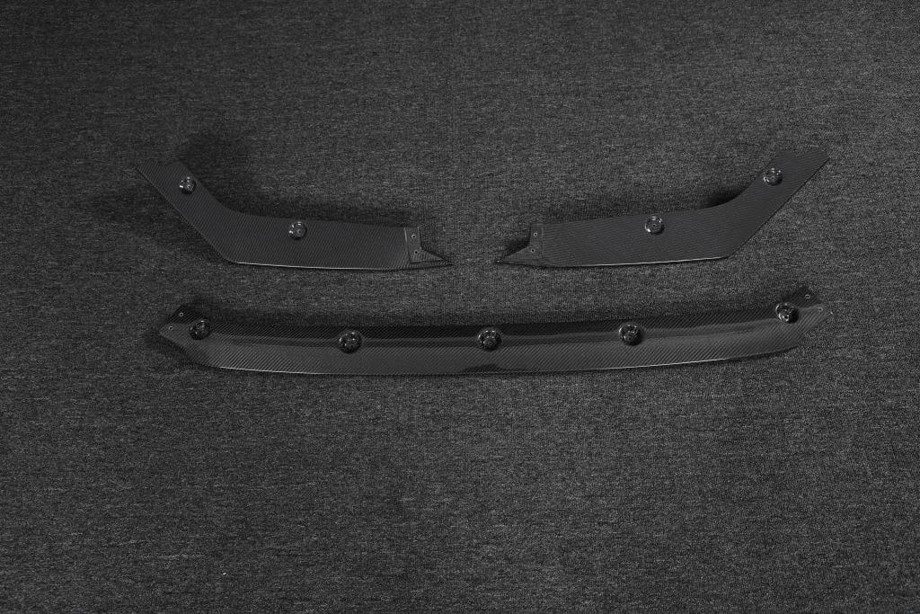 Honda Civic TYPE R Hatchback 4-Door 2023+ Front Bumper Lip Carbon Fiber-Ahacarbon