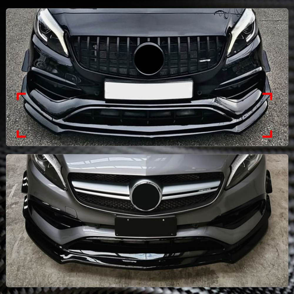 Mercedes Benz A Class W176 A200 A260 A45 AMG 13-18 Front Bumpers Lip