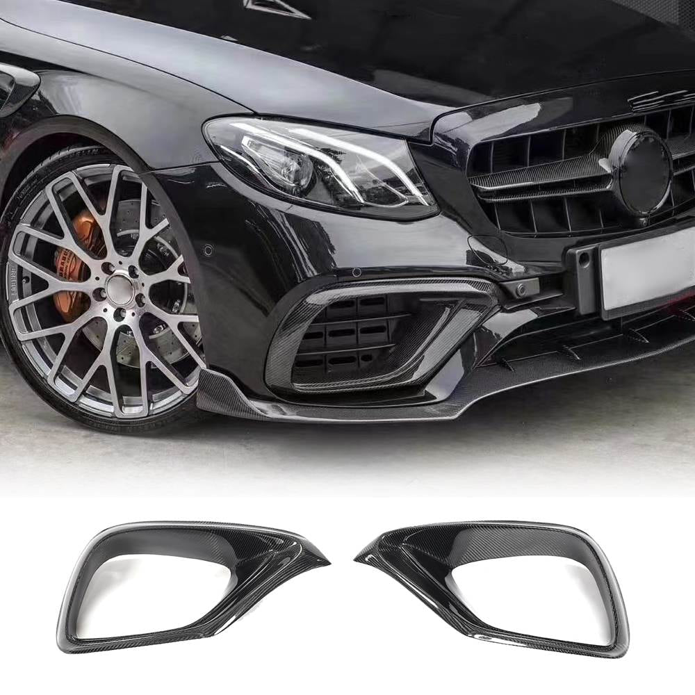 Mercedes Benz W213 E63 (S) AMG 2017-2020 Fog light Covers Carbon Fiber-Ahacarbon