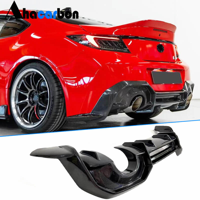 Subaru BRZ Toyota GR86 Coupe 2-Door 2022-2023 Rear Bumper Diffuser Carbon Fiber-Ahacarbon