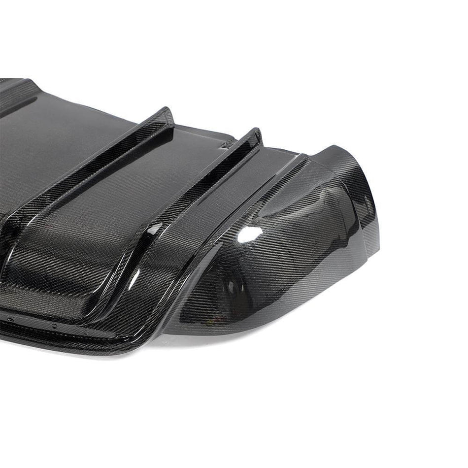 Tesla Model X Carbon Fiber Rear Bumper Diffuser Lip | Exterior Mods