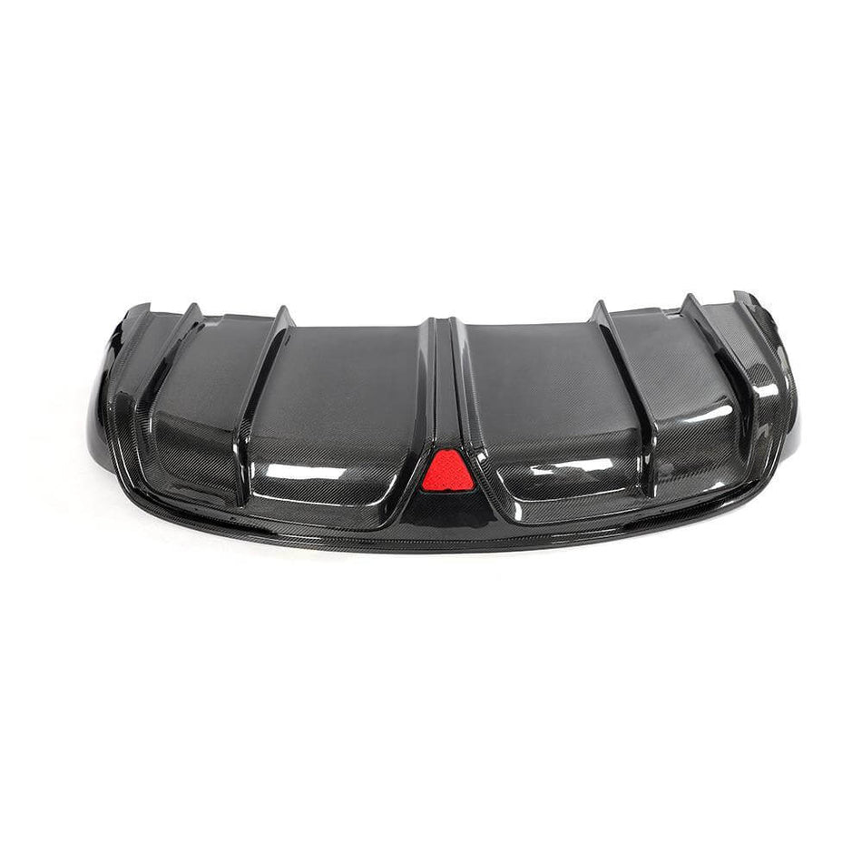 Tesla Model X Carbon Fiber Rear Bumper Diffuser Lip | Exterior Mods